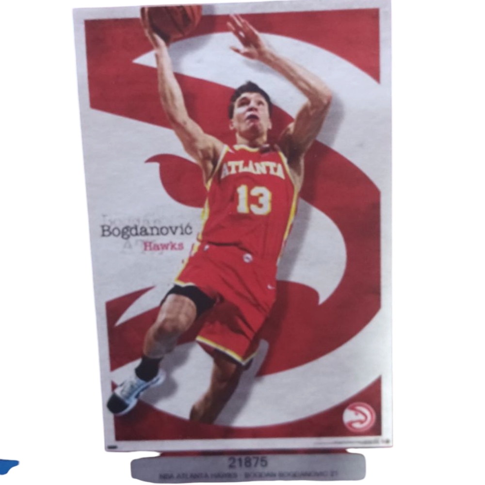 Atlanta Hawks Bogdanovic Basketball Poster